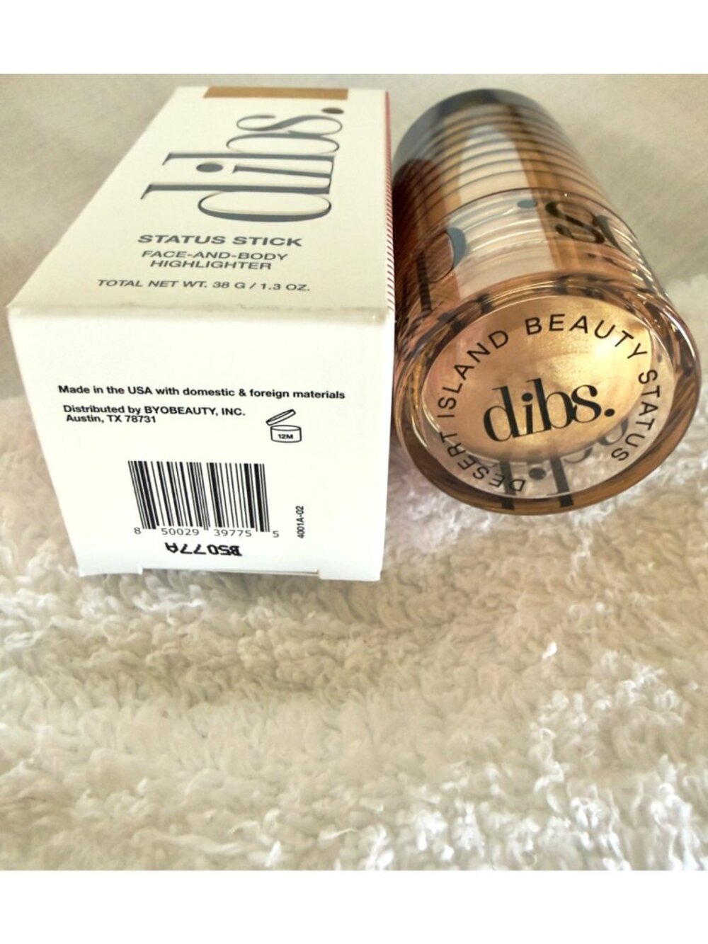 DIBS Status Stick Face and Body Highlighter Good Life Gold 38g - Picture 4 of 9
